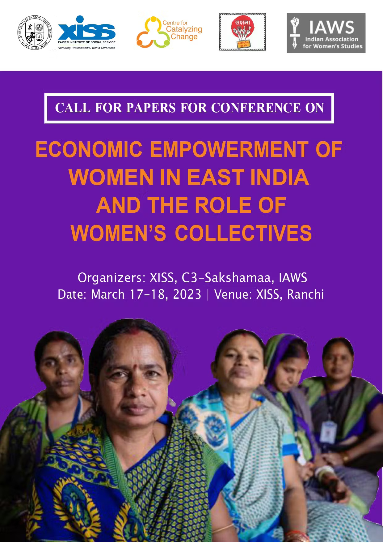 Economic empowerment of women in East India and Women's Collectives